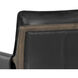 Mauti Distressed Brown / Cortina Black Leather Armchair